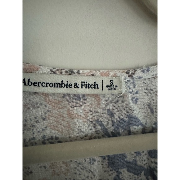 Ambercrombie Boho floral Blouse Size Small Coquette Babydoll Whimsygoth fairy - Picture 3 of 5